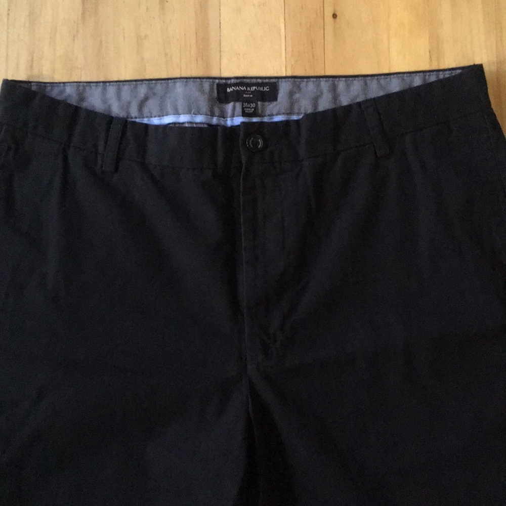 Banana Republic Black chinos 36x30 Gavin
